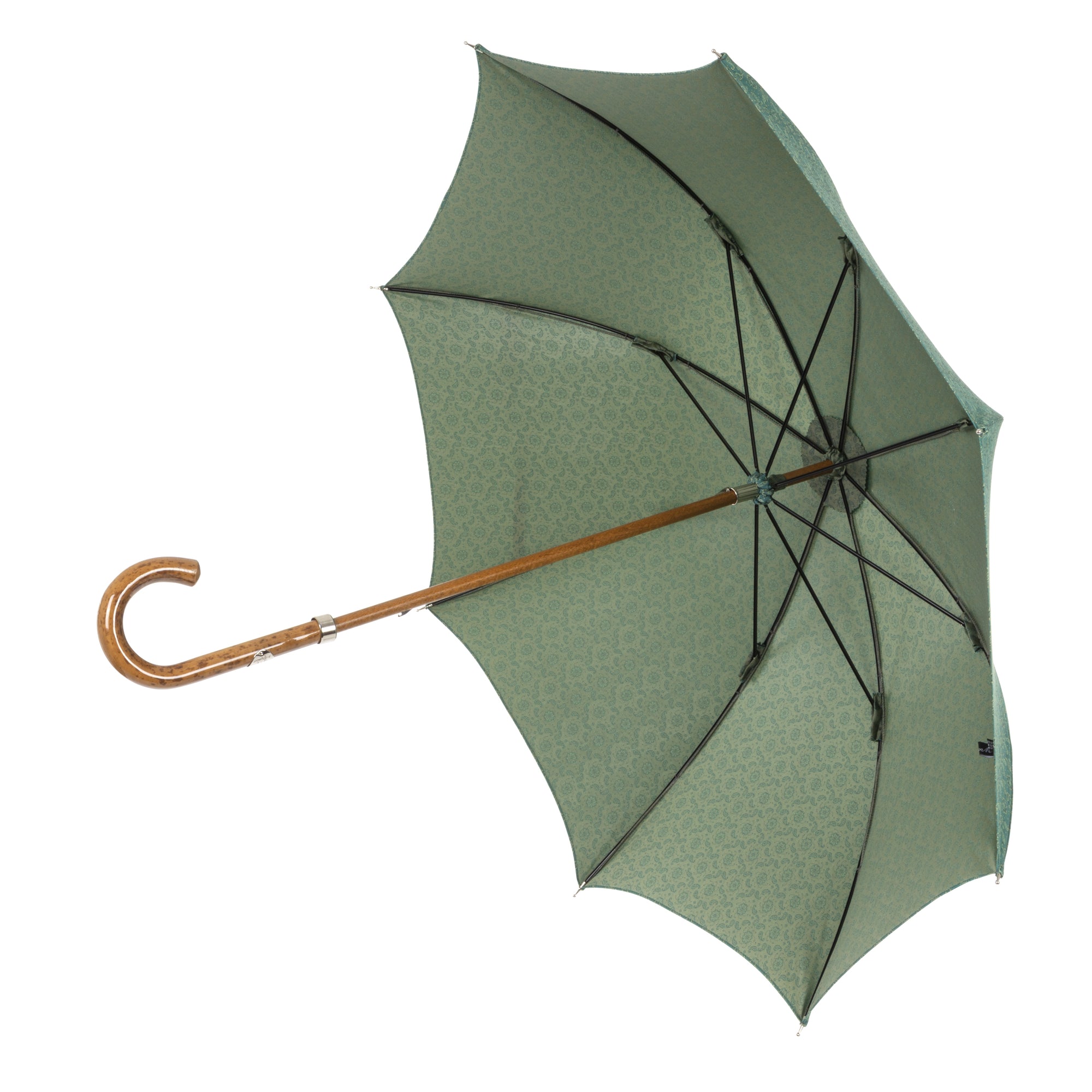 Umbrella with Shiny Malacca Handle