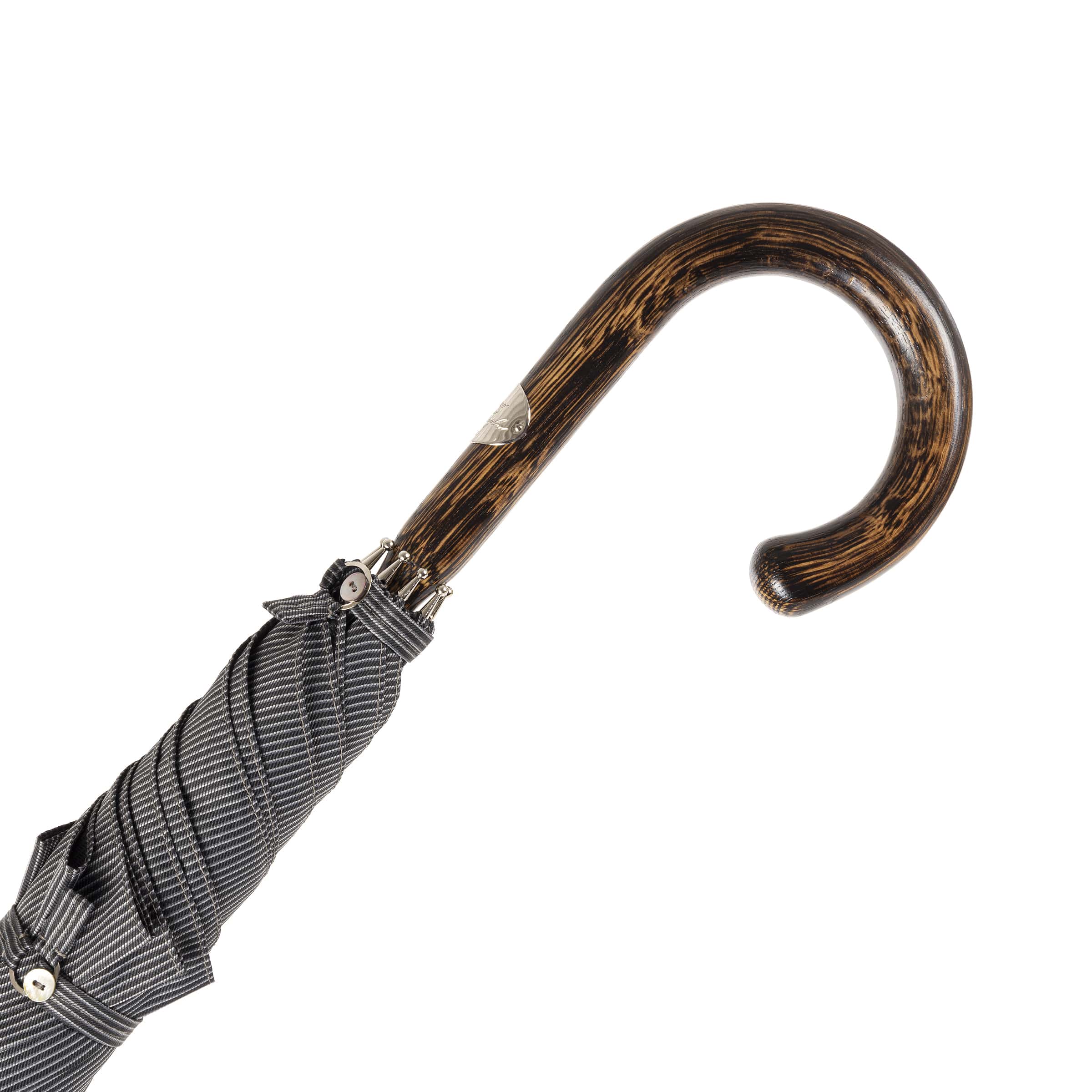Thorny Oak Wood Solid Stick Umbrella