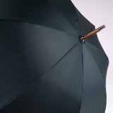 Braided Calf Leather Solid Stick Umbrella