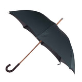 Braided Calf Leather Solid Stick Umbrella