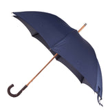Braided Calf Leather Solid Stick Umbrella