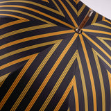 Ostrich Leather Handle Solid Stick Umbrella