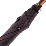 Polished Italian Chestnut Solid Stick Umbrella