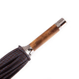 Polished Italian Chestnut Solid Stick Umbrella