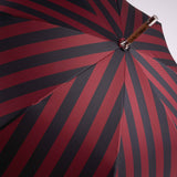 Ostrich Leather Handle Solid Stick Umbrella