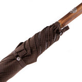Polished Italian Chestnut Solid Stick Umbrella