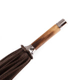 Polished Italian Chestnut Solid Stick Umbrella