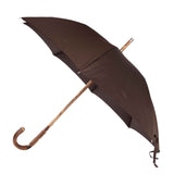Polished Italian Chestnut Solid Stick Umbrella
