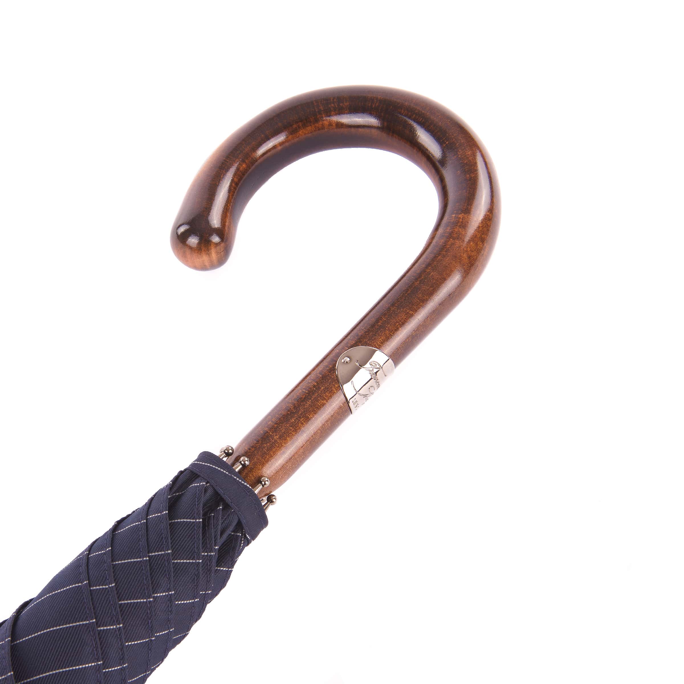Polished Canadian Maple Wood Solid Stick Umbrella