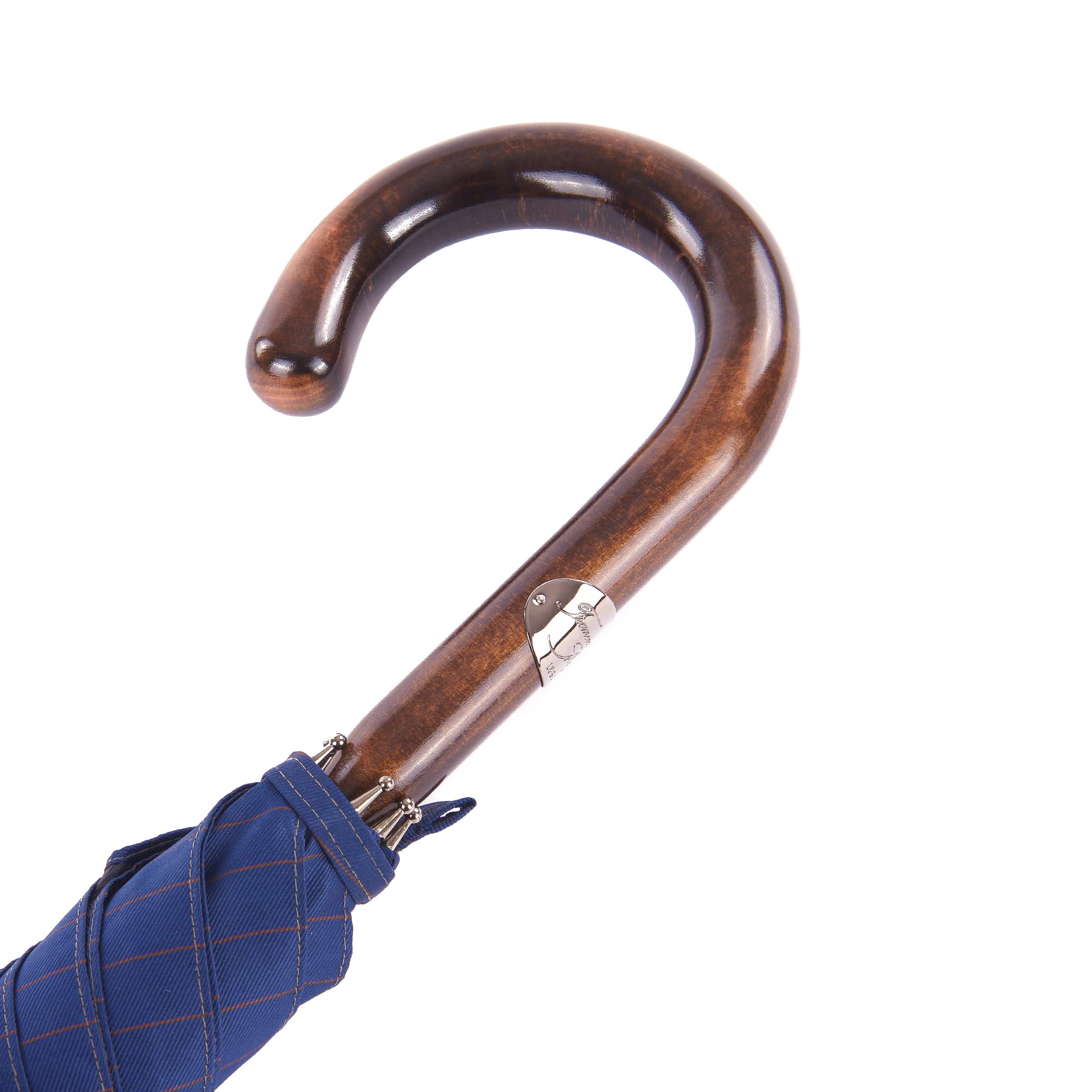 Polished Canadian Maple Wood Solid Stick Umbrella