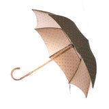 Polished Italian Chestnut Solid Stick Umbrella