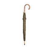 Polished Italian Chestnut Solid Stick Umbrella