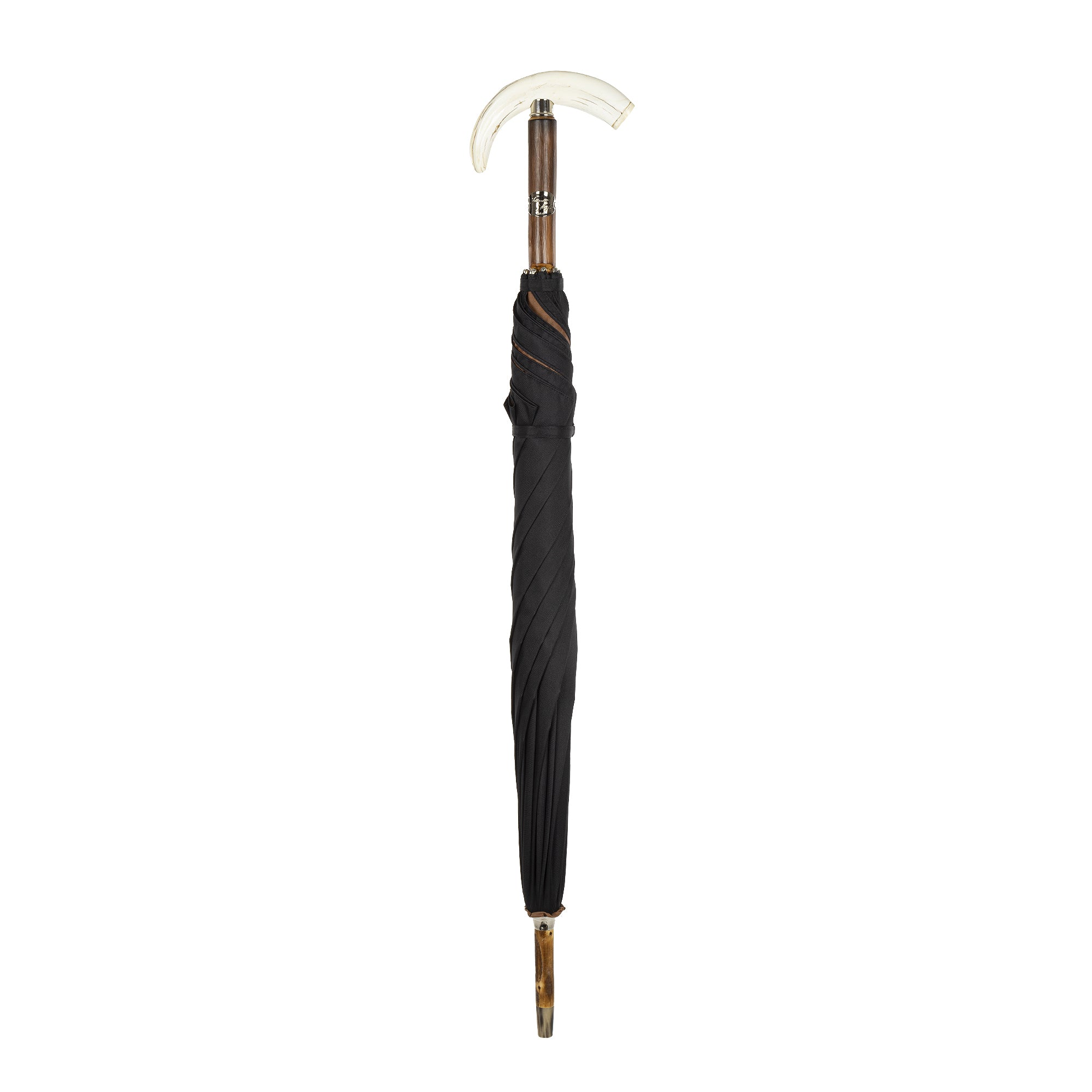 Warthog Tusk Solid Stick Umbrella - Black – Francesco Maglia Milano