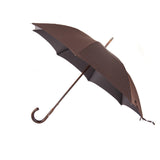 Polished Canadian Maple Wood Solid Stick Umbrella
